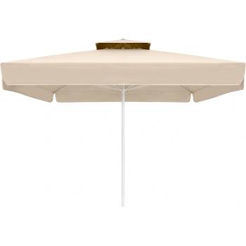 TopMebel Професионален чадър Juno TopMebel с алуминиева рамка и плат в екрю цвят 3, 5x3, 5m