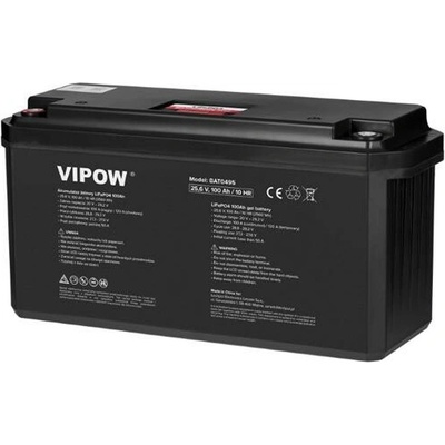 VIPOW LiFePO4 25,6V 100Ah BAT0495 s BMS