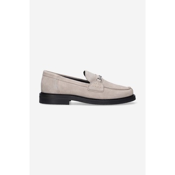 Filling Pieces Велурени мокасини Filling Pieces Loafer Suede в сиво 44222791108 (44222791108)