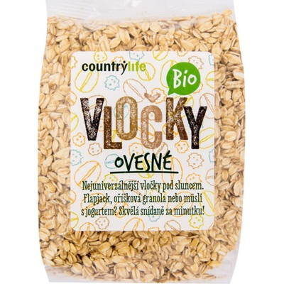 Country Life Vločky ovsené Bio 500 g