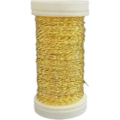 Oasis drát na cívce zigzag 0.3mm 50g zlato