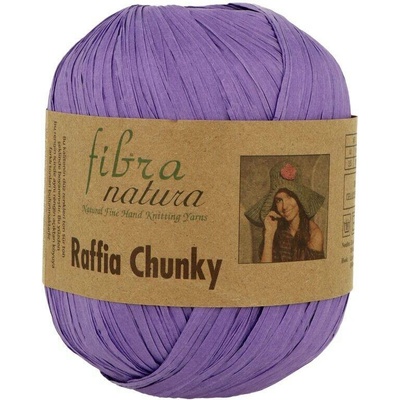 Fibra Natura Raffia Chunky 08 fialová