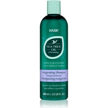 Hask Tea Tree Oil & Rosemary šampon pro suchou a svědící pokožku hlavy 355 ml