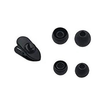 Image 1 of Samsung Силиконови тапи за слушалки (размер S и L) и щипка за кабел - Samsung Silicone Earbuds Tips and Clip (черен)