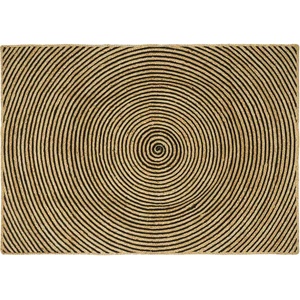 vidaXL Килим за площ Черно 140 x 200 cm юта (42010743)