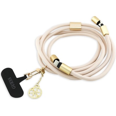 CG MOBILE GUESS CROSSBODY STRAP 4G CHARM кабел за данни Type-C - Type-C, 150cm, BÉZS GÉZS GOSSBODY STRAP 4G CHARM (GUCCUCNY4GDE)