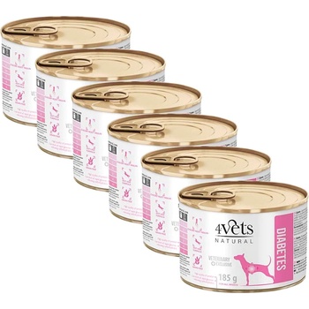 Image 1 of 4Vets NATURAL Veterinary Exclusive DIABETES 6 x 185 г
