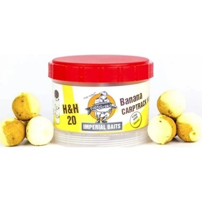 IMPERIAL BAITS Vyvážené boilies Carptrack Half'n Half Banana 75 g 20 mm