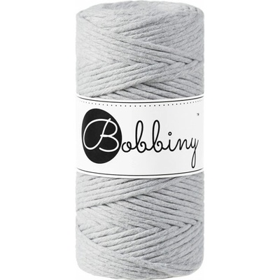 Bobbiny Macramé Cord 3 mm Světle šedé (Light Grey)