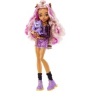 Mattel Monster High Clawdeen Wolf Doll With Purple Streaked Hair And Pet Dog