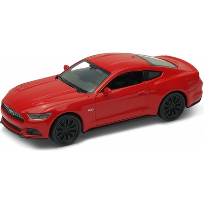 Welly Ford Mustang GT 2015 model červená 1:34
