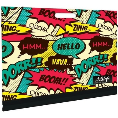 Oxybag 7-37521 Artstyle Komiks, dosky na výkresy A3, lamino, s gumičkami po stranách