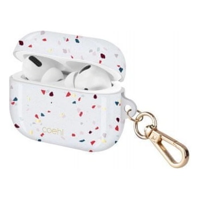 Uniq Coehl Terrazzo puzdro s karabínou pre AirPods Pro UNIQ-AIRPODSPRO-TEZWHT