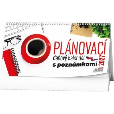 Plánovací daňový s poznámkami stolní Baloušek 2027