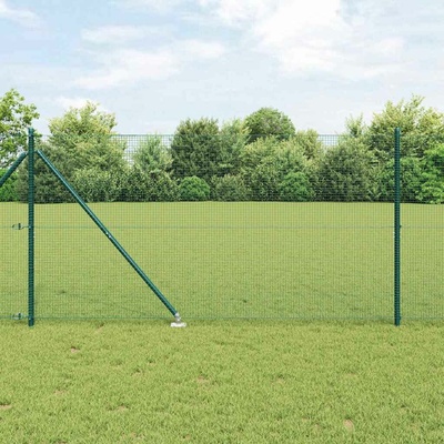 vidaXL Svařované drátěné ploty s hroty 25 x 1,4 m Ocel potažená PVC