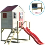 Wendi Toys My Lodge с платформа, пързалка + кухня