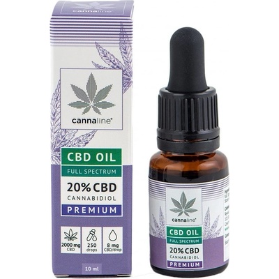 Cannaline CBD olej 20 % bez THC 2000 mg 10 ml