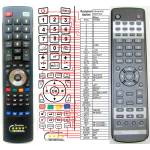 GENERAL VIEWSONIC N3751W, N3752W, N4251W - съвместимо дистанционно управление на марката General (N3751W, N3752W, N4251W) Дистанционно