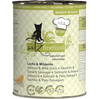 Catz Finefood Ragout N605 Losos Divoká kačica 380 g