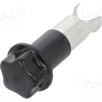 SCHURTER 0031.1667 Zásuvka; THT; 5x20mm,6,3x32mm; -40÷85°C; 10A; termoplast; UL94V-0