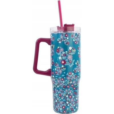 Stor nerezový termohrnček so slamkou 940 ml Minnie Mouse