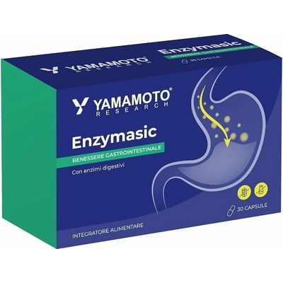 Yamamoto Enzymasic 3 typy trávicích enzymů 30 kapslí