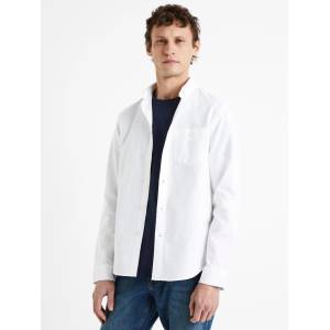Celio Бяла мъжка памучна риза Celio Daxford Celio | Byal | МЪЖЕ | S