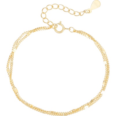 Olivie Strieborný detský náramok GOLD 9250