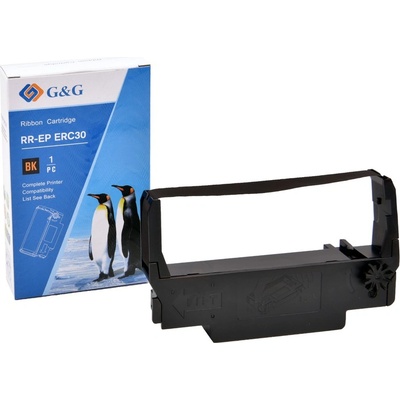 G&G ЛЕНТА ЗА МАТРИЧЕН ПРИНТЕР EPSON ERC 38/34/30/MICROS AUTOCUT 2000/4000 - Purple - PN RR-EP-ERC30-PU - 5, 0 m x 12, 7 mm - G&G (RR-EP ERC30 PU)