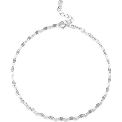 Silenti Jewelry Сребърна гривна за крак "Порядъчност