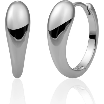 Sparkling Jewels Slušivé stříbrné kruhy EAS30