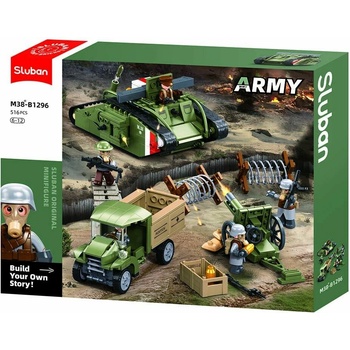 Sluban B1296 WWII Tank Mark Vs