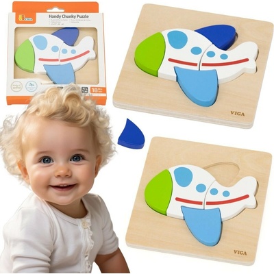 Viga puzzle letadlo