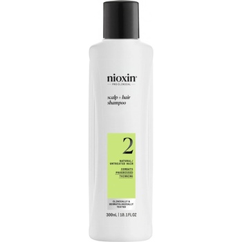 Nioxin System 2 Scalp + Hair Shampoo šampón proti rednutiu vlasov 300 ml