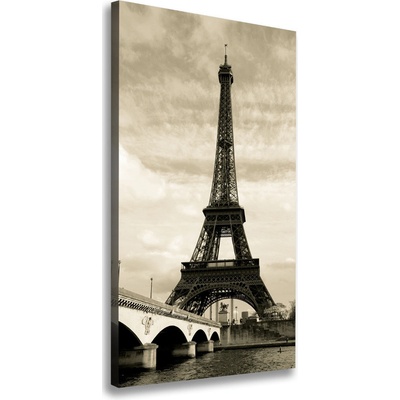 Vertikálny foto obraz na plátne Eiffelová veža Paríž 50x100 cm