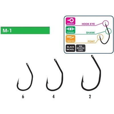Hayabusa hooks Model M1 veľ.6 10 ks