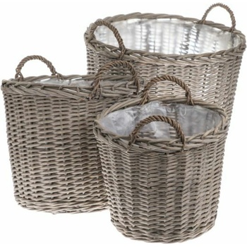 Casa de Engel Плетена кошница с PVC - комплект от 3, 0/1 Casa de Engel | Lilav | Home | UNI