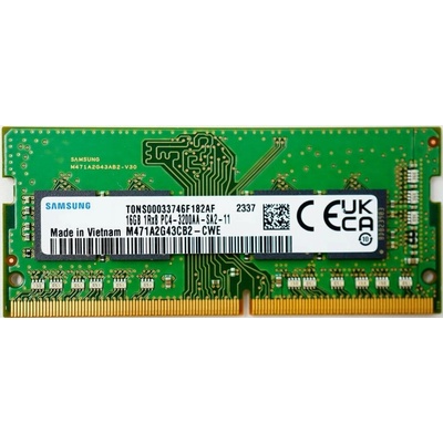 Samsung DDR4 16GB 3200MHz CL22 M471A2G43CB2-CWE