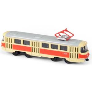 Rappa Метален ретро трамвай, 16 см (641143)