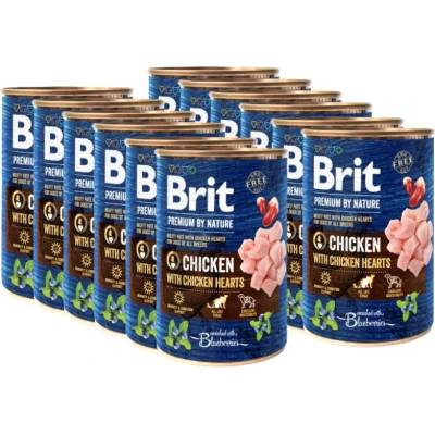 Brit Premium by Nature Пилешко с пилешки сърца 12x400г