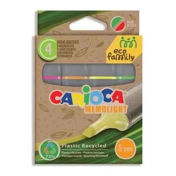 CARIOCA - Еко текст маркери - 4 цвята (43098)