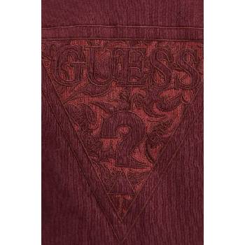 GUESS Суичър Guess EMBROIDERED в червено с качулка с апликация M4BQ25. K9Z21 (M4BQ25.K9Z21)