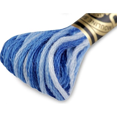 Vyšívací příze DMC Mouliné Spécial Cotton Varianta: 93 aquamarine satur melír, Balení: 1 ks 27729/15784/174197