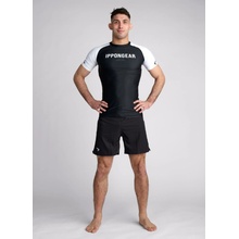 Rashguard funkčné tričko IpponGear Ranked krátke rukávy White