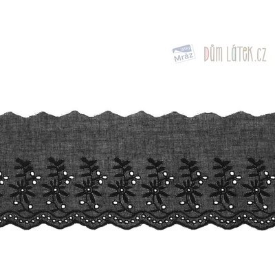 Madeira štykování černá, šíře 10 cm – Zboží Dáma