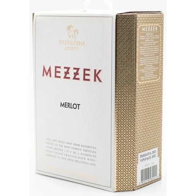 Katarzyna Estate Mezzek Bag in Box Merlot červená 2023 14,5% 3 l (kartón)