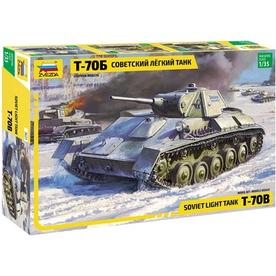 Zvezda T 70B Soviet Light Tank 1:35