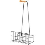 HORECANO G-Метална поставка за вестници и списания ЧЕРЕН МАТ 32x20.5xh62cm (82760-001) (0185133)