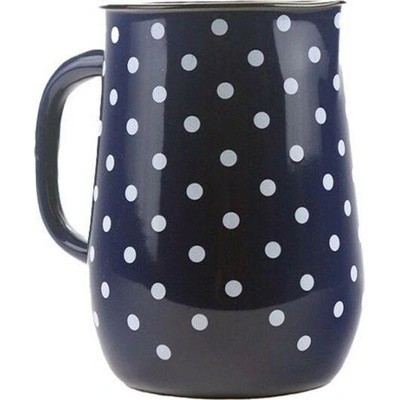 Belis Smaltovaný džbán PUNTÍK modrý 2,5 l