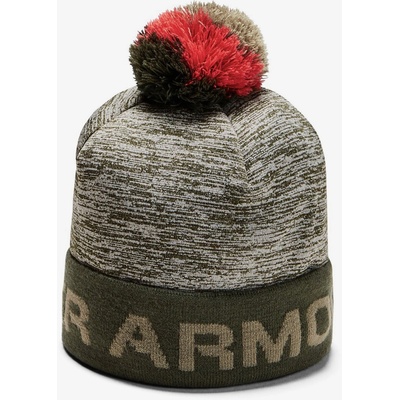 Under Armour Boy's Gametime Pom Beanie zelená